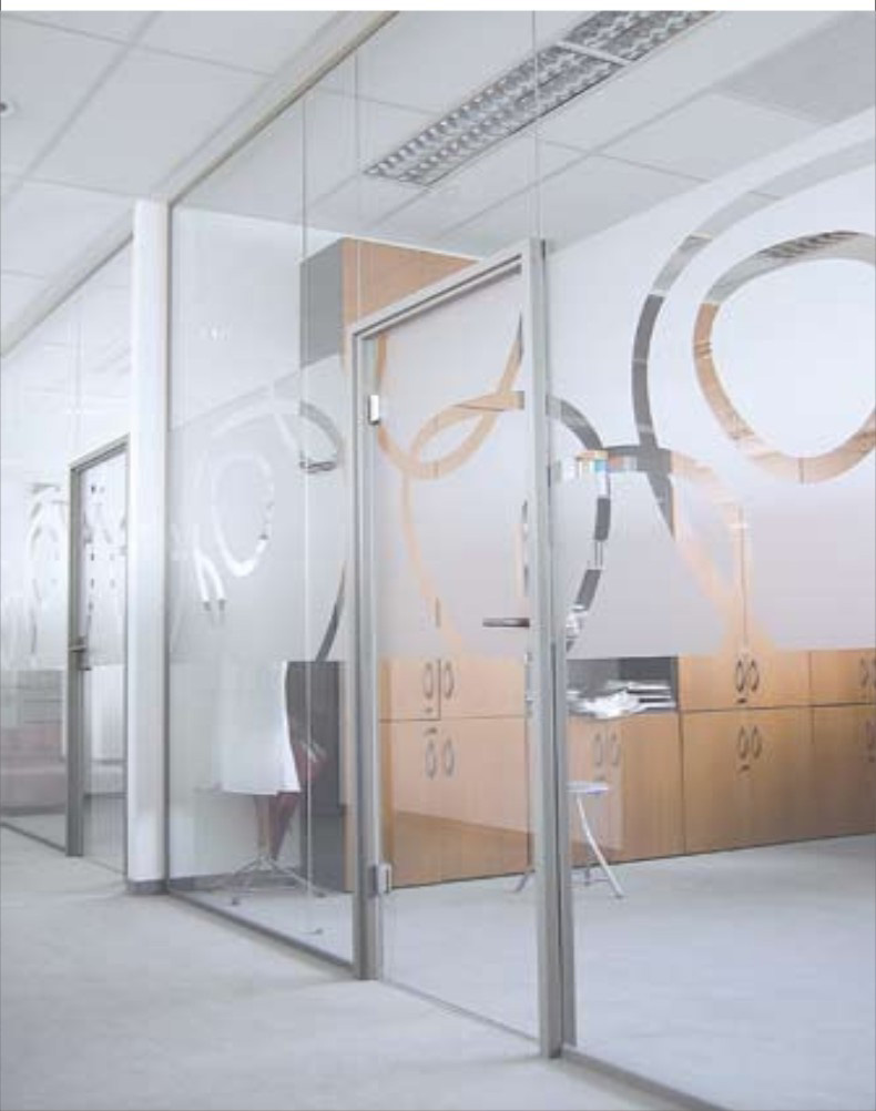 办公室玻璃隔断系统