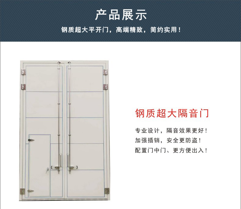 钢质超大平开门