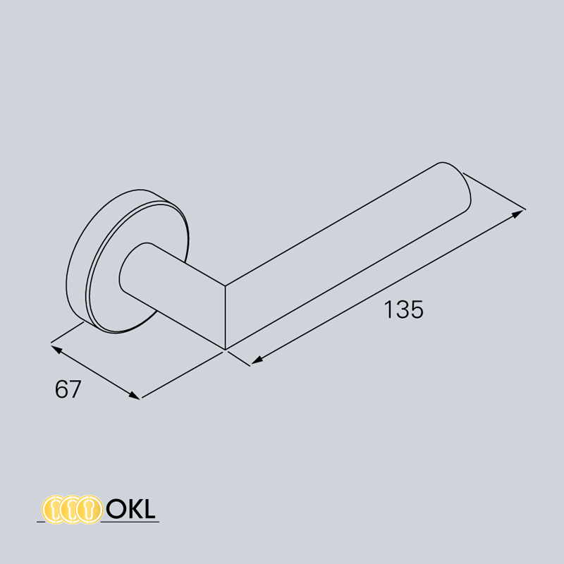 D-310 OKL滚珠轴承分体式把手
