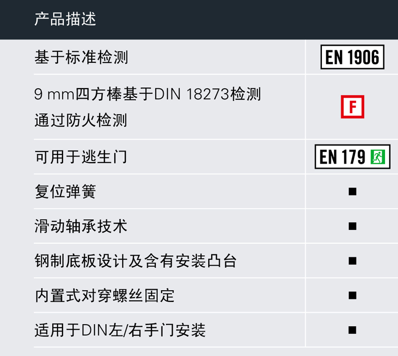 茵科分体式把手 D-190